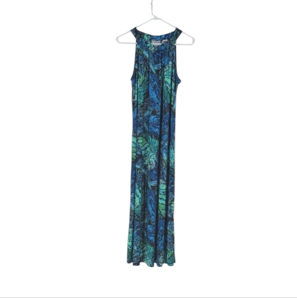 Anne Klein Size 10 Beautiful Printed Dress In Great Condition !